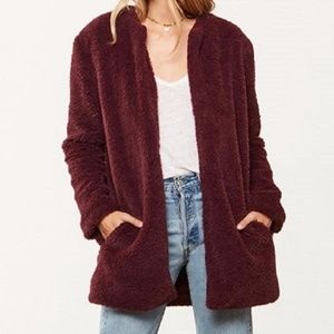 BB Dakota | Merril Faux Fur Long Jacket Cardigan